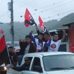 Dianas rojinegras recorren calles de Nicaragua