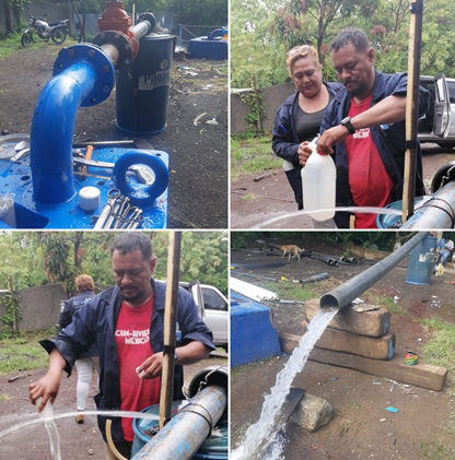Mejoran servicio de agua potable en tres comarcas de Managua