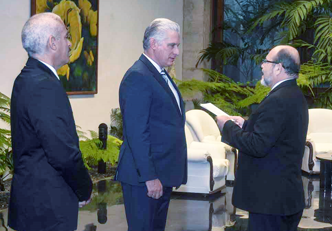 Acreditan al nuevo embajador de Nicaragua en Cuba