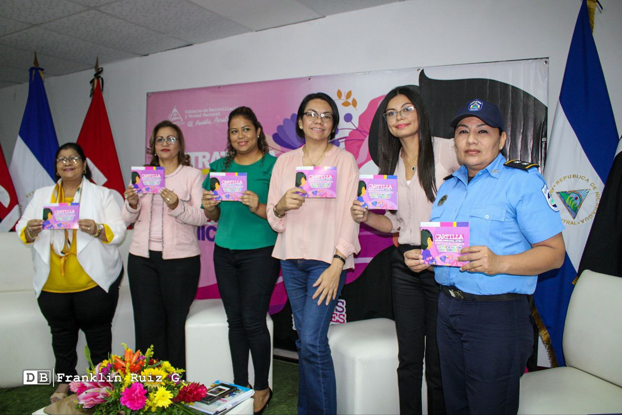 Cartilla con mecanismo para prevenir femicidios será distribuida en Nicaragua