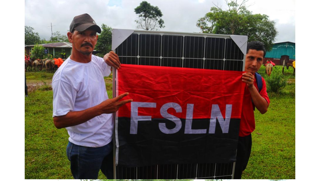 Paneles solares garantizan electrificación en comunidad de Nueva Segovia