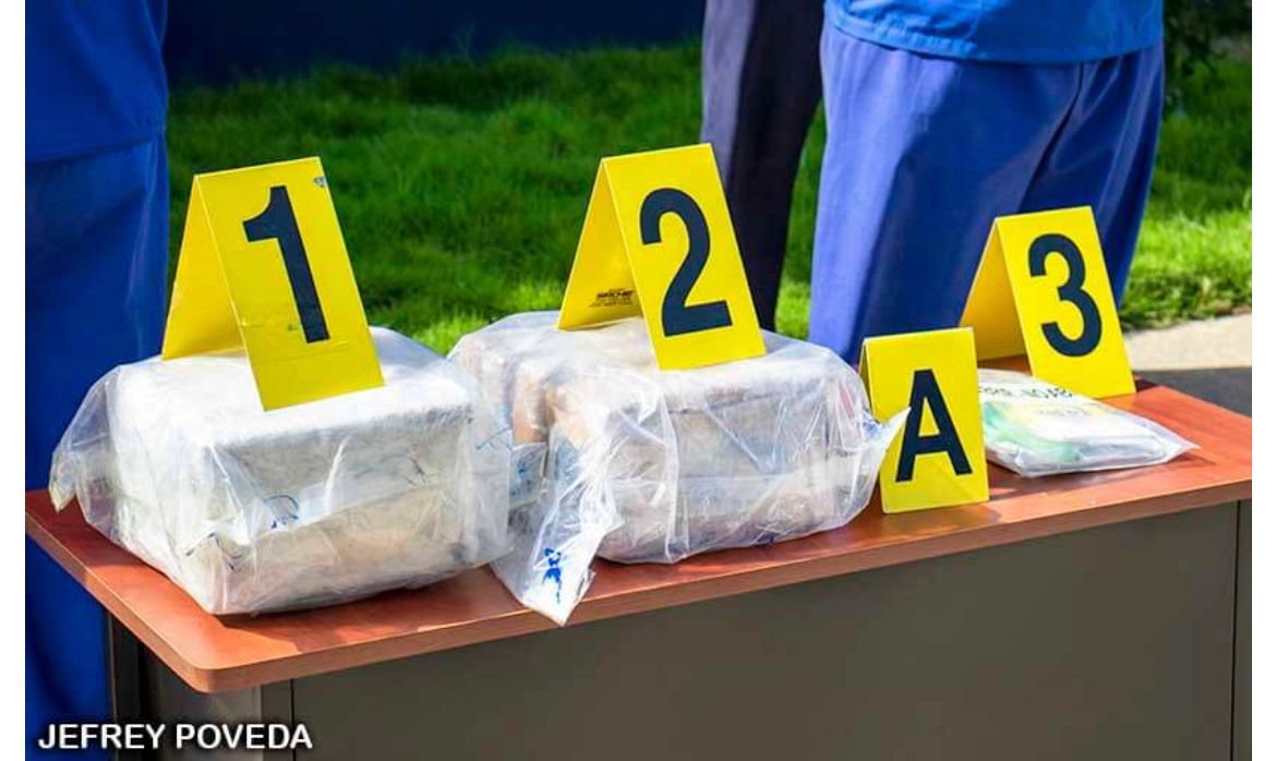 Incautan cocaína valorada en 277 mil 225 dólares