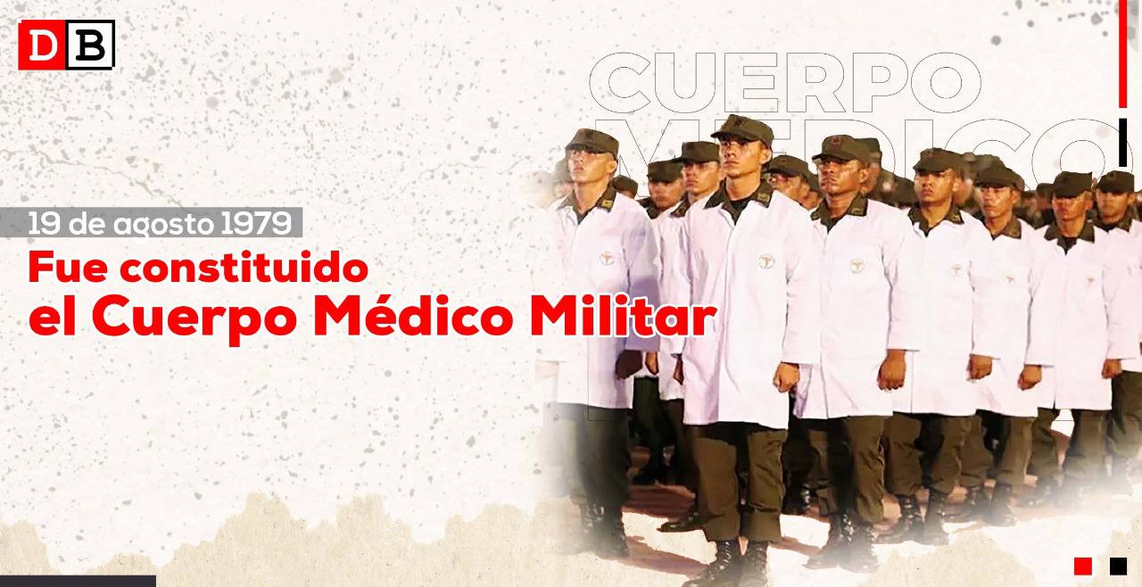 El Cuerpo Médico Militar cumple 43 años al servicio de la población nicaragüense, garantizando atención con calidad y calidez