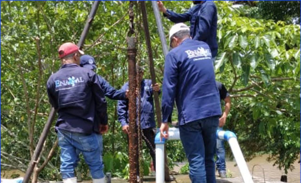 Sistema de bombeo de agua es rehabilitado en El Coral