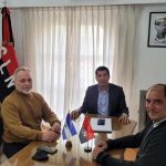 Embajador de Nicaragua se reúne con miembros del Partido Nuevo Encuentro