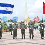 Medios y equipos militares están en exhibición para los nicaragüenses