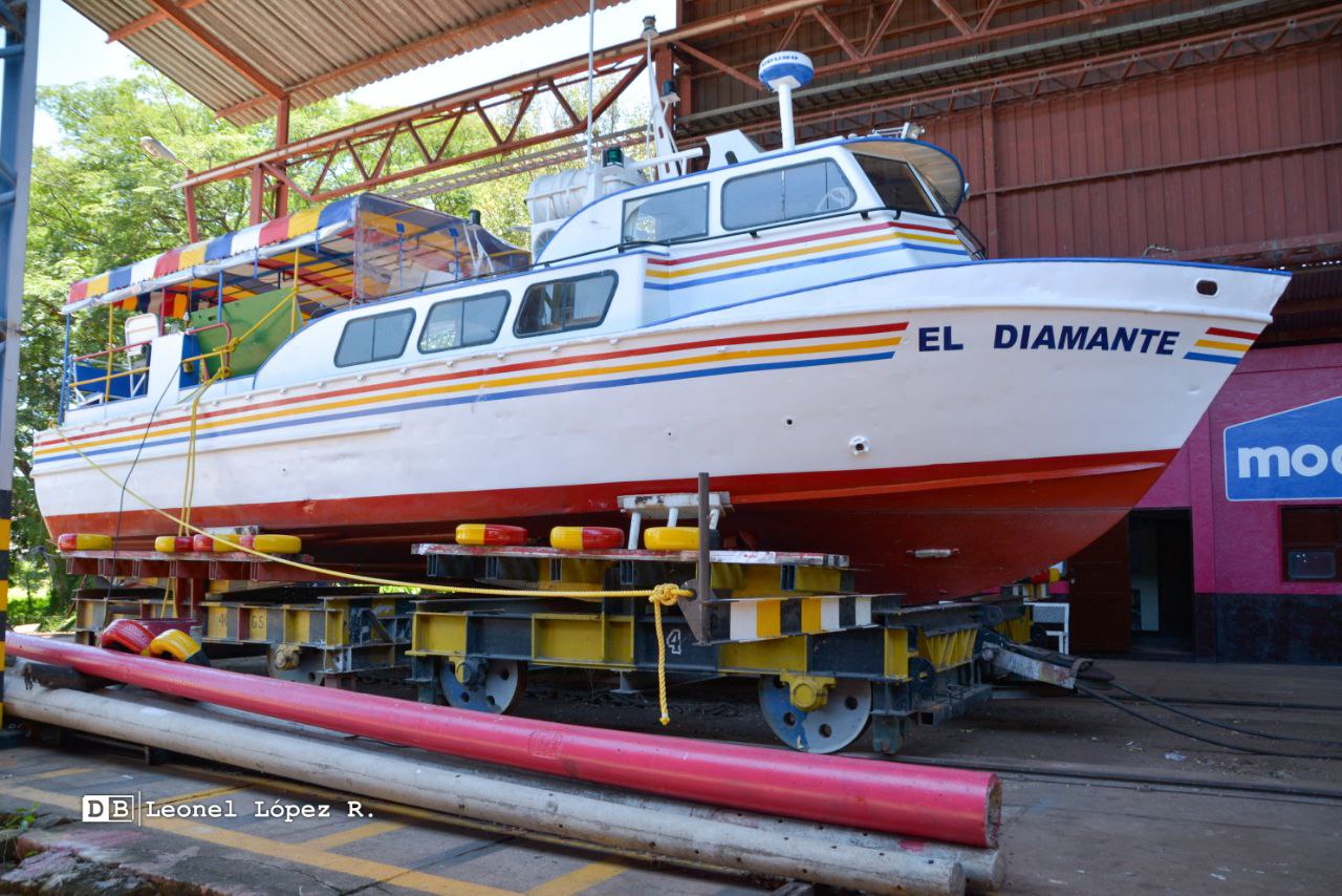 El diamante casi listo para recorrer el Lago Cocibolca