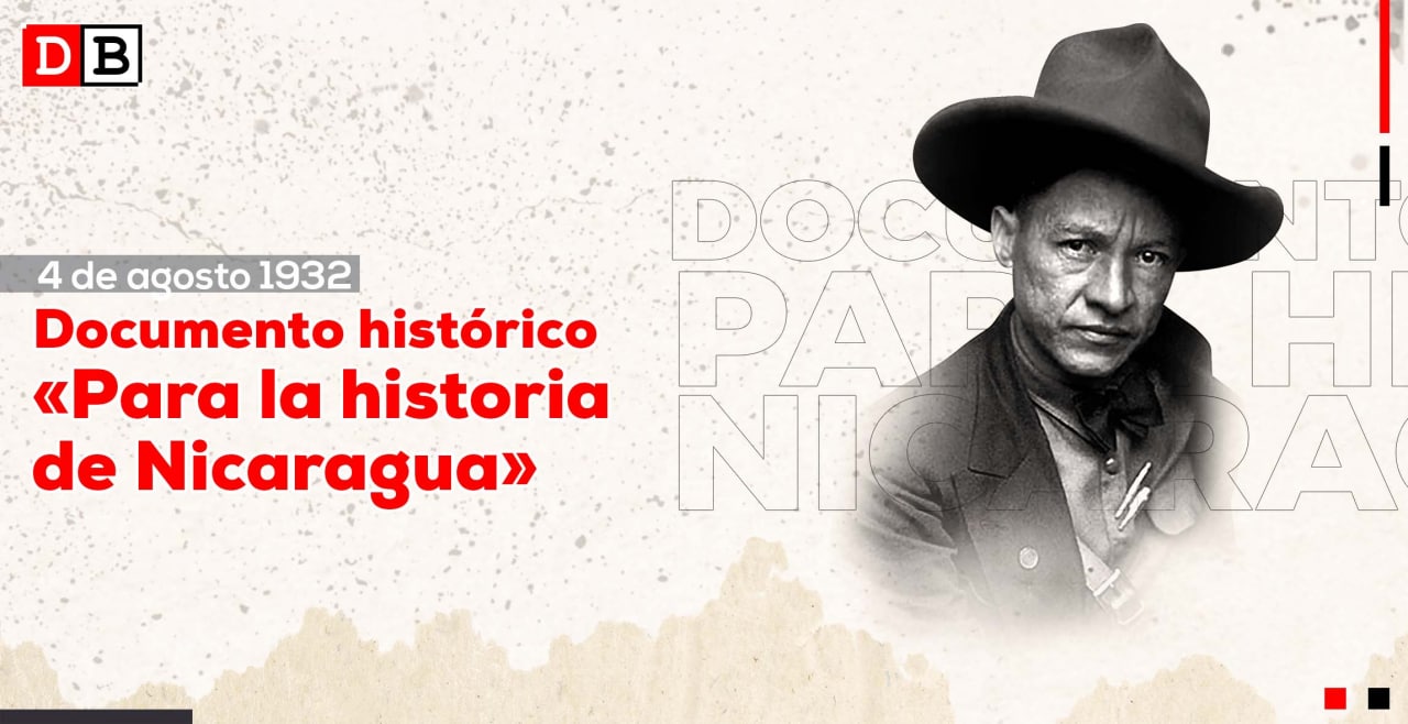 Manifiesto del General Sandino “Para la historia de Nicaragua”