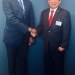 Canciller nicaragüense se reúne con representantes de Mozambique y Sudán