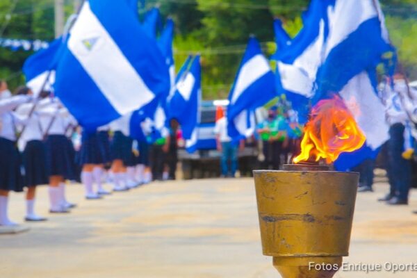 Nicaragua recibe Antorcha de la Unidad Centroamericana el 10 de septiembre