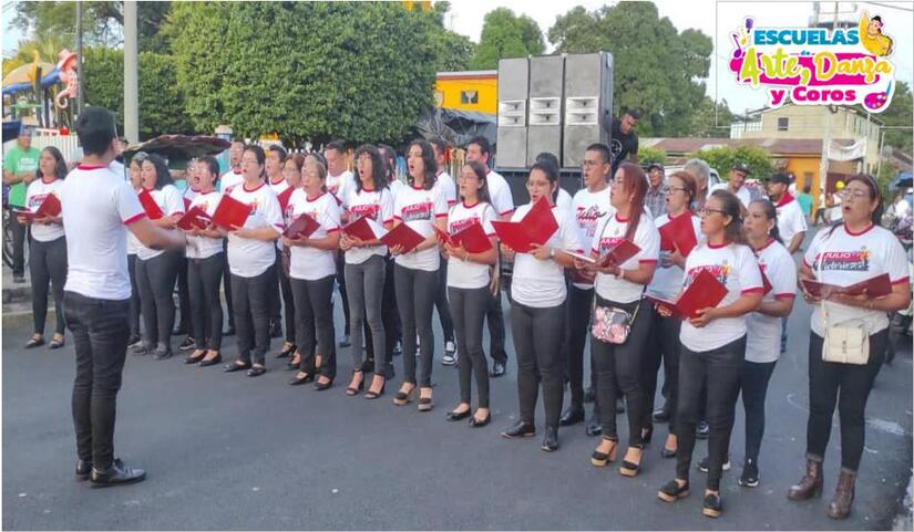 Escuelas de arte celebran a la patria bendita y libre