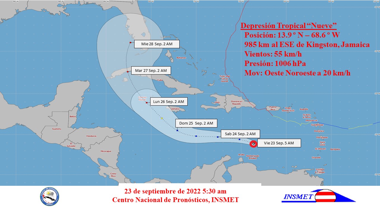 Futura tormenta Hermine amenaza al Caribe