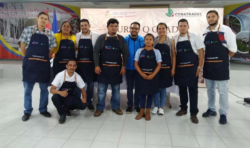 Nicaragua posee 9 nuevos catadores Q Grade