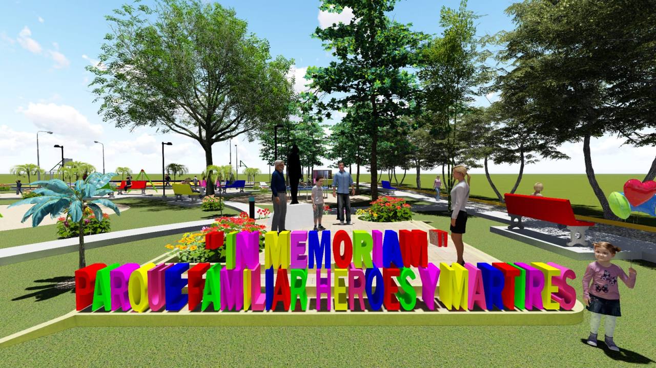 Parque Héroes y Mártires se construye en Larreynaga
