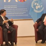 Canciller nicaragüense se reúne con director general de la FAO
