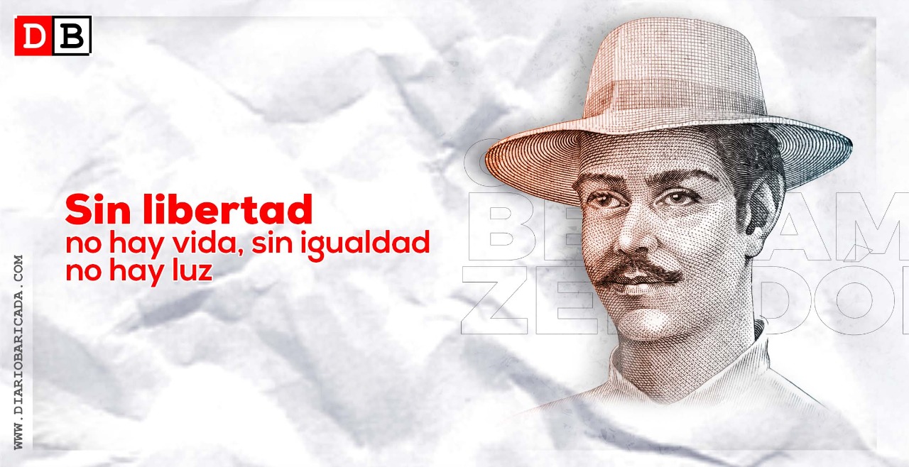 Sin libertad no hay vida, sin igualdad no hay luz