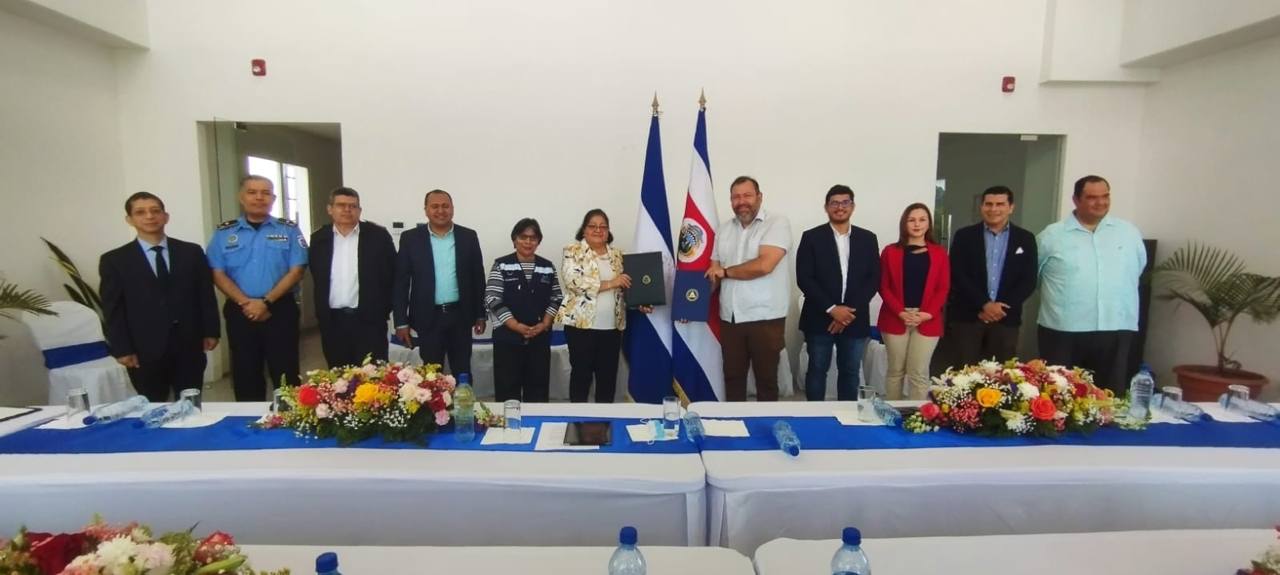 Nicaragua y Costa Rica firman nuevo convenio binacional
