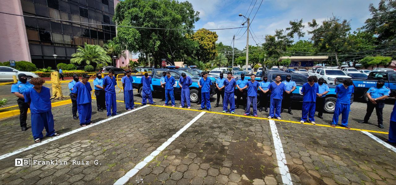 Policía nicaragüense logra captura de 43 delincuentes