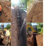 Continúa ampliación del alcantarillado de León