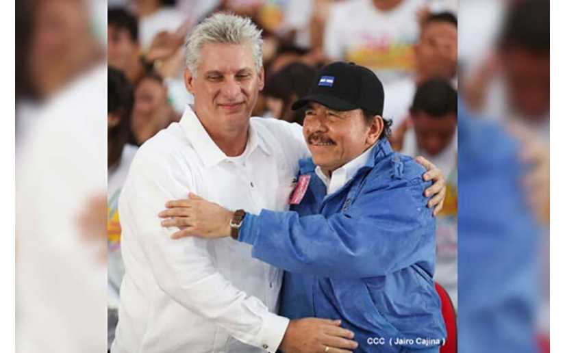 Líderes cubanos saludan cumpleaños 77 del Comandante Daniel Ortega