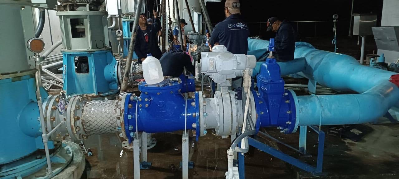 Finaliza mantenimiento de estaciones de bombeo de agua en Juigalpa