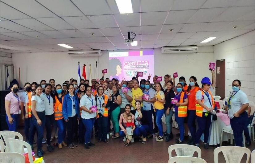 Continúa fomentándose conciencia en defensa de los derechos humanos de mujeres nicaragüenses