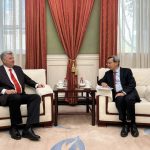 Embajador nicaragüense se reúne con compañeros del Partido Comunista de China