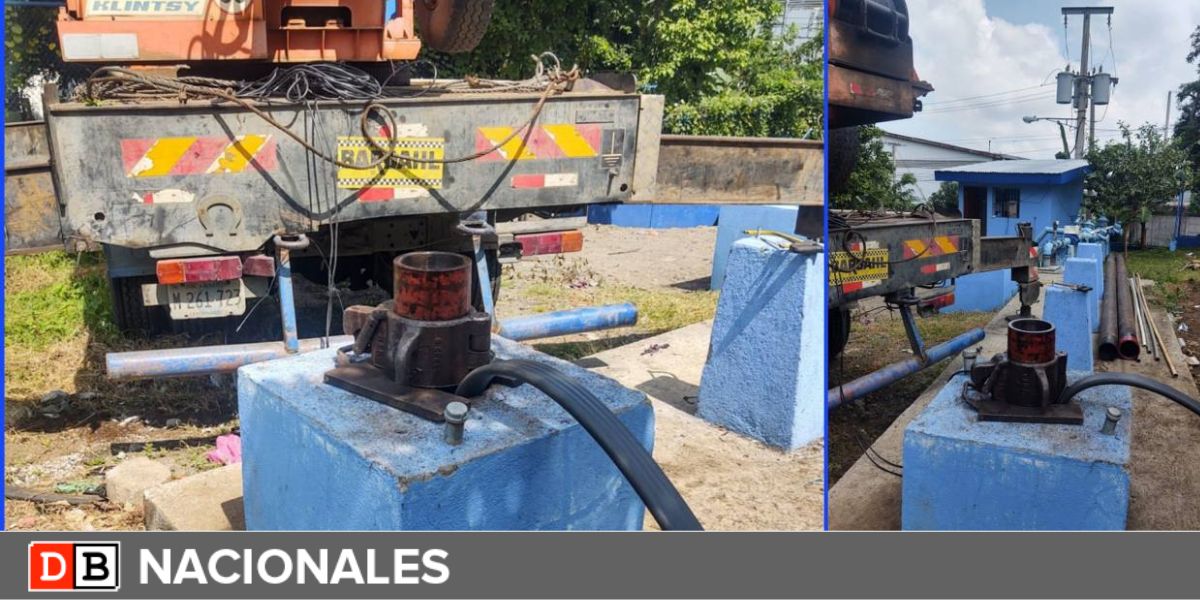 Casi listo el nuevo pozo de agua en San Isidro de Bolas