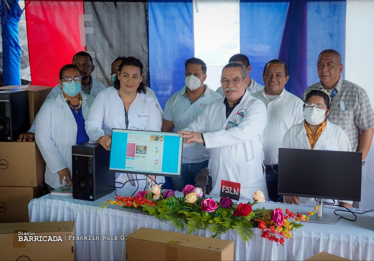 Nuevos equipos informáticos garantizan atenciones ágiles en unidades de salud de Nicaragua