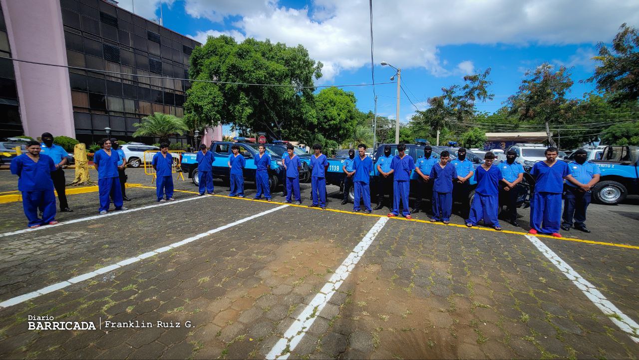 45 delincuentes son capturados por la Policía de Nicaragua