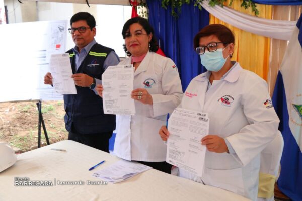 Entregan sitio para construcción de nueva área en el Hospital Alemán-Nicaragüense