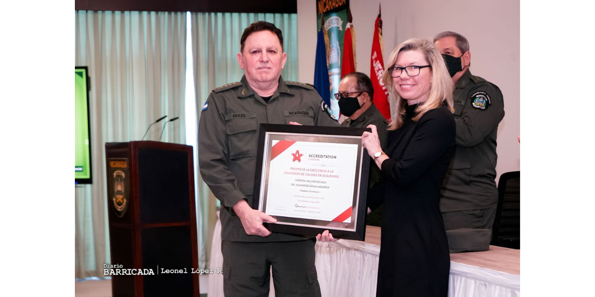 Hospital Militar recibe reconocimientos internacionales por calidad en la atención médica