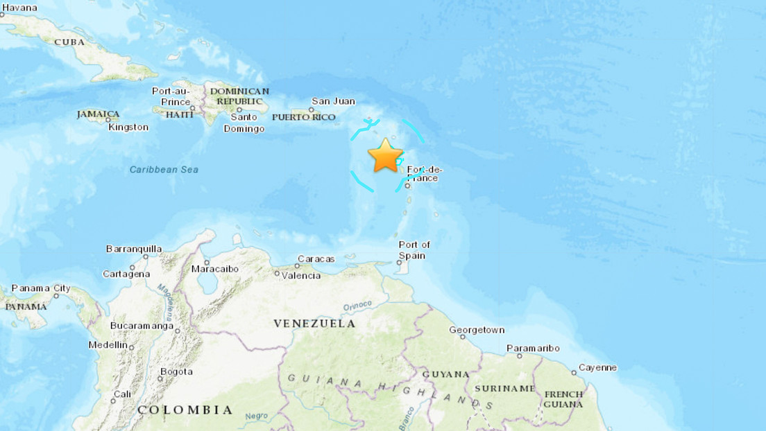 Sismo de 6,2 se registra en isla caribeña de Guadalupe