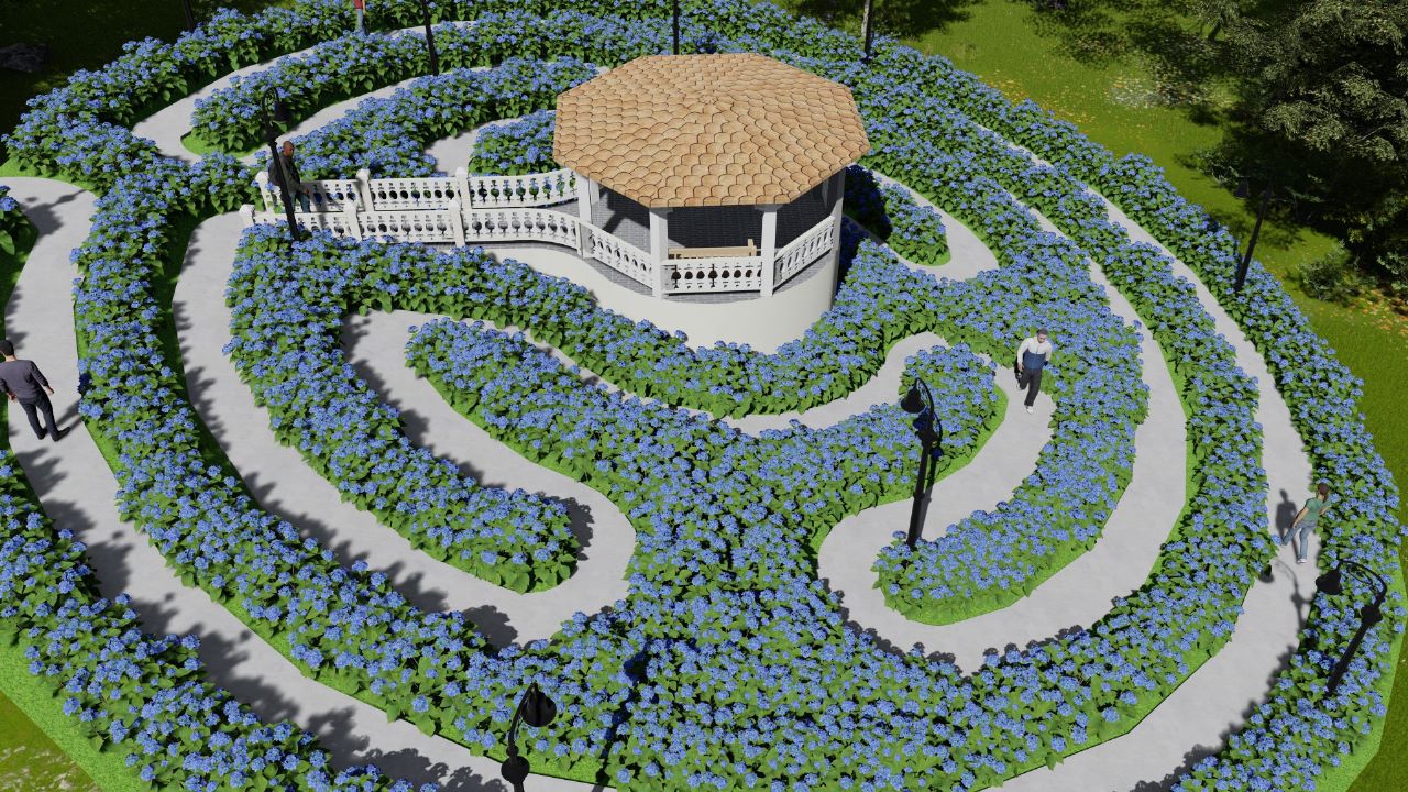 Construyen Parque Mil Flores en El Crucero