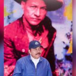 Presidente-Comandante Daniel y Compañera Rosario Vicepresidenta de Nicaragua en el 129 Aniversario Natal del General de Hombres y Mujeres Libres Augusto C. Sandino 18 de Mayo 2024