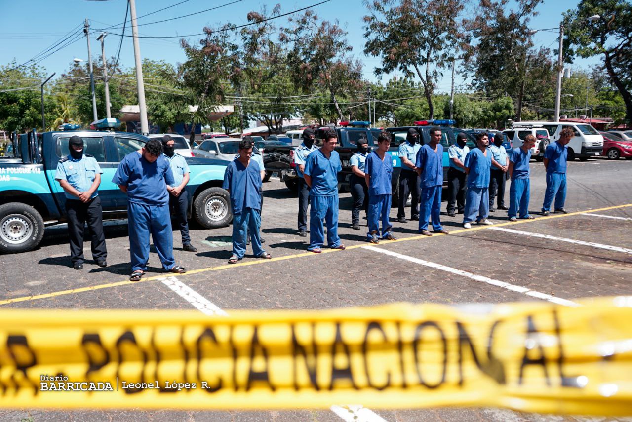 40 delincuentes son capturados por la policía nicaragüense