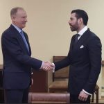 Secretatio del Consejo de Seguridad de la Federación Rusa se reúne con el Compañero Laureano Ortega