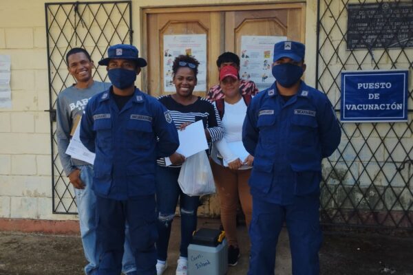 Fuerza Naval participa en jornada de abatizacion en Little Corn Island