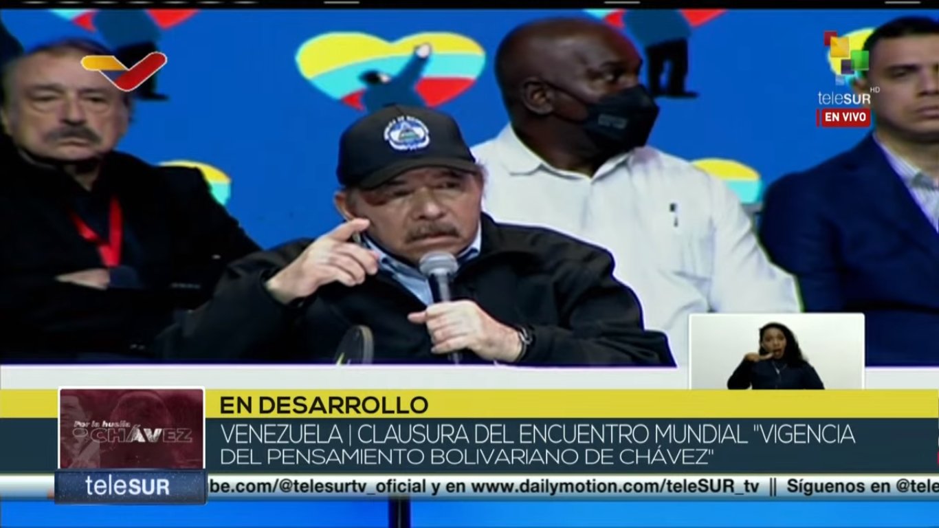 Comandante Daniel Ortega: Chávez es la síntesis de las luchas del pueblo venezolano  