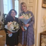 Embajadora de Nicaragua en Rusia participa de almuerzo de trabajo con María Sajarova