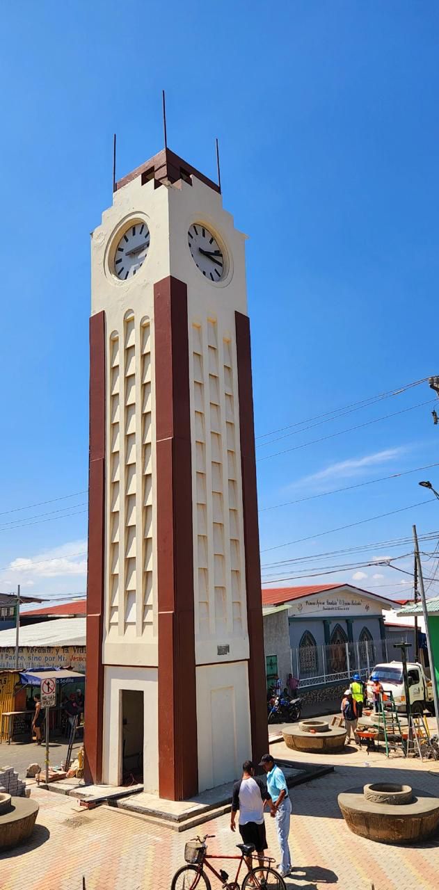 Inauguran mejoras del icónico Reloj de Diriamba