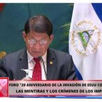 Nicaragua en Foro Internacional por Vigésimo Aniversario Invasión a Irak