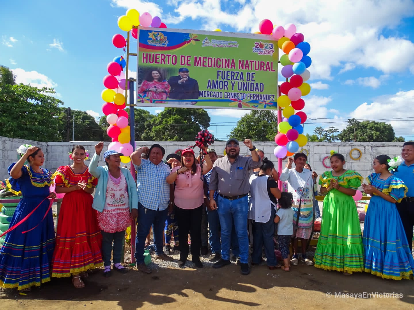 Familias de Masaya disfrutarán de Huerto Medicinal gratuito en el mercado Ernesto Fernández