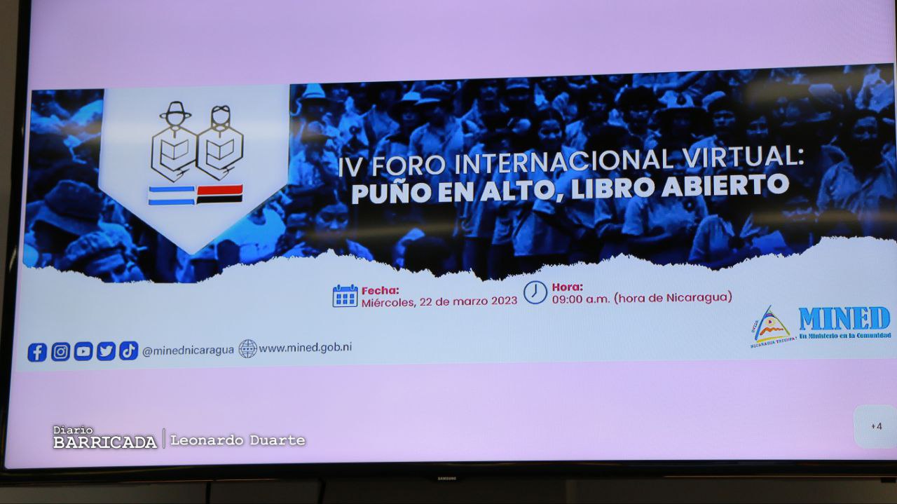 MINED celebra 43 aniversario de la alfabetización con foro internacional