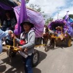 Fieles peregrinos inician recorrido hacia el santuario de Jesús del Rescate, en Popoyuapa