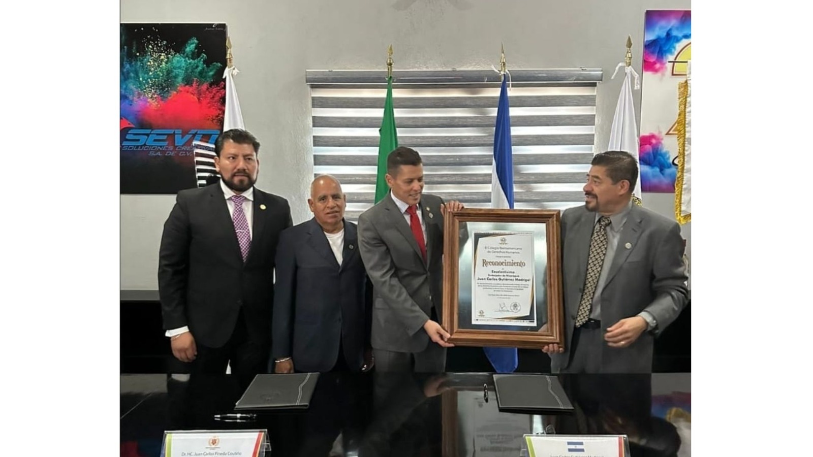 Delegación de Nicaragua en México visita Instituto Gnóstico