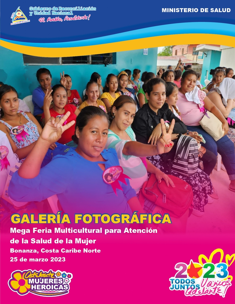 Realizan primera Mega Feria Multicultural de Salud Femenina Bonanza, Costa Caribe Norte