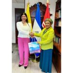 Senadora colombiana visita Embajada de Nicaragua en Colombia