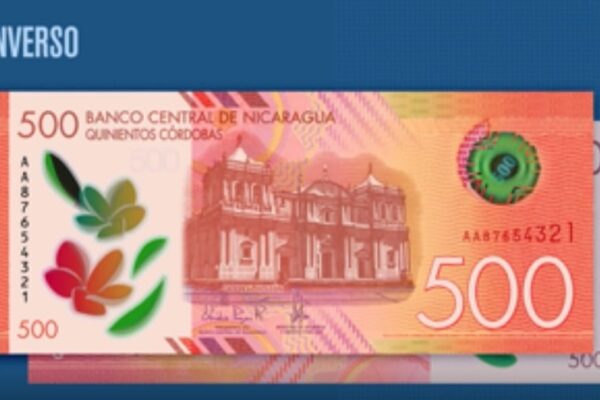 BCN informa de la emisión de mejora en el billete de 500 córdobas