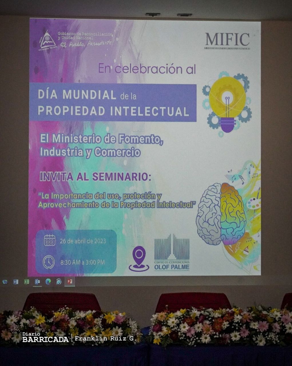 MIFIC imparte Seminario sobre Derecho de la Propiedad Intelectual dirijo a Universidades del país